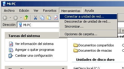 Conectar Unidad de Red